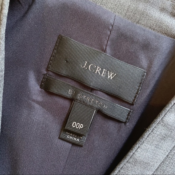 J. Crew Collarless Grey Blazer - Picture 4 of 4